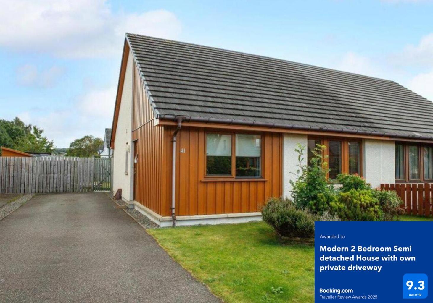 Modern 2 Bedroom Semi Detached House With Own Private Driveway Inverness Luaran gambar